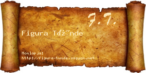 Figura Tünde névjegykártya